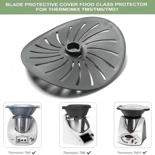 Tillbehör, Kompatibel med Thermomix knivskydd, Bladskyddsskydd för Thermomix TM5 / TM6 / TM31, Kompatibel med Thermomix Blade