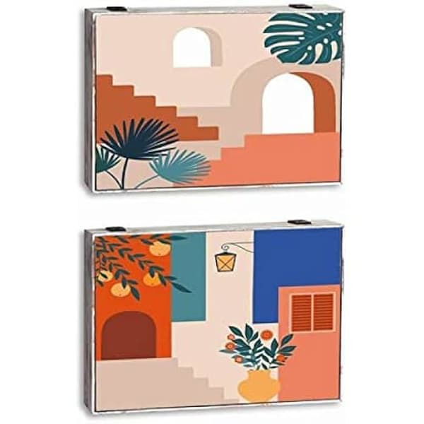 Lock - DKD HOME DECOR - Flerfärgad - MDF trä - 48 x 53 x 34 cm - Originalitet för ditt hem