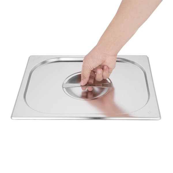 Rostfritt stål Gastrobehållare lock GN 1/2 - Vogue