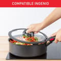 Miniatyrbild 4 av 6: TEFAL INGENIO Glaslock 20 cm, Fällbart handtag, Snabbmatlagning, Ingenio-kompatibel, Tål diskmaskin L9846302