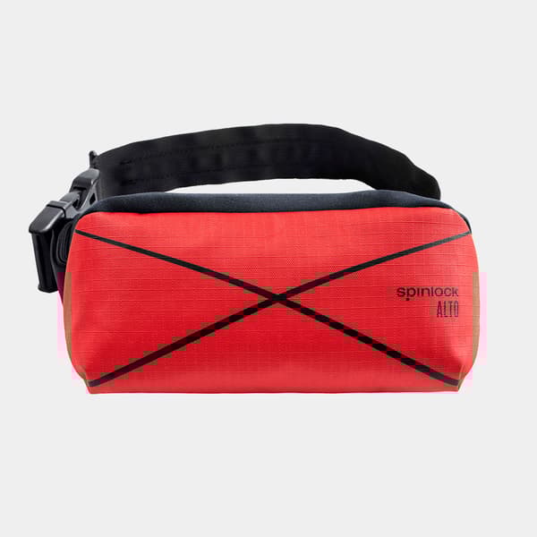 Uppblåsbart flythjälpmedel i midjeväska Spinlock ALTO Belt Pack 75N, Mercury Red, manuell + kolsyrepatron 16 gram Flytväststorlek: One-Size (40+ kg)