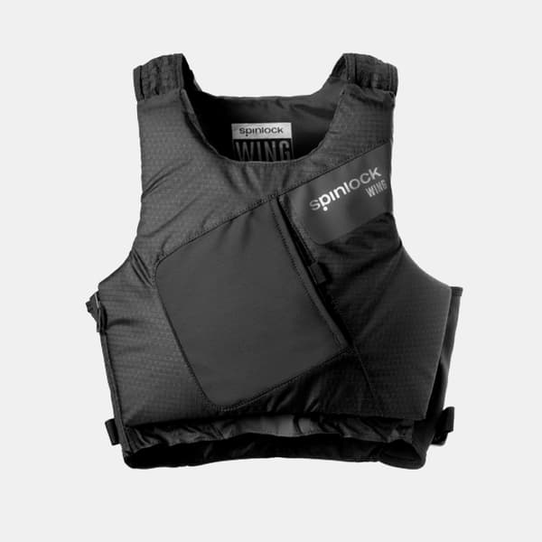 Seglarväst Spinlock Wing Black Graphite Flytväststorlek: Small (40 - 60 kg)