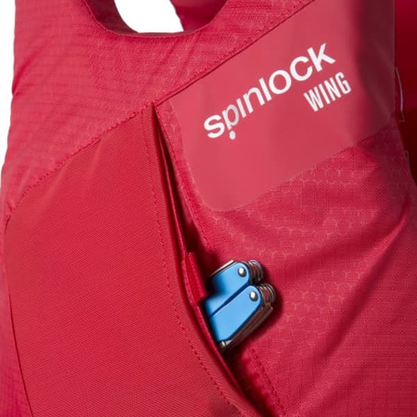 Seglarväst Spinlock Wing Mercury Red Flytväststorlek: Medium (60 - 70 kg)