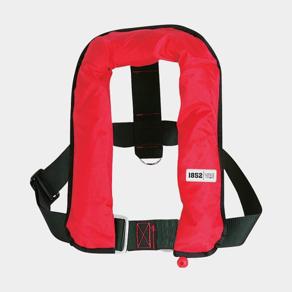 Uppblåsbar flytväst för barn 1852-Marine Ocean 150N, automatisk, röd, One-Size (15 - 40 kg) + kolsyrepatron 24 gram Flytväststorlek: 15 - 40 kg