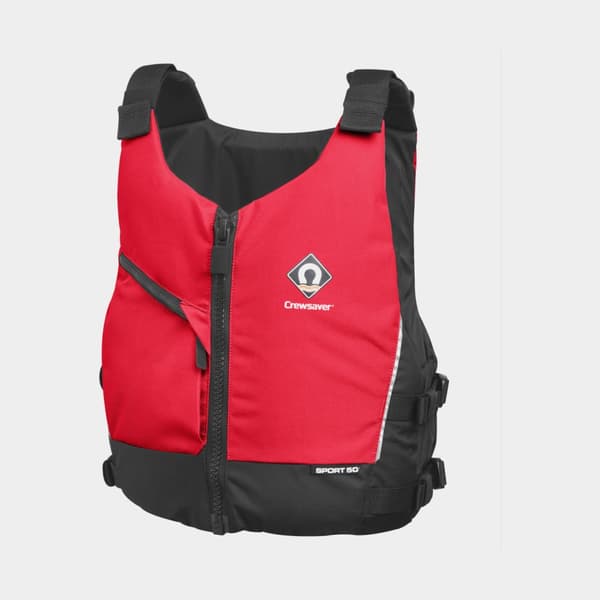 Seglarväst Crewsaver Sport 50N, röd Flytväststorlek: X-Large (&gt; 70 kg)