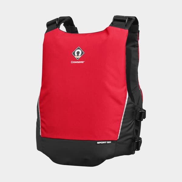 Seglarväst Crewsaver Sport 50N, röd Flytväststorlek: X-Large (&gt; 70 kg)
