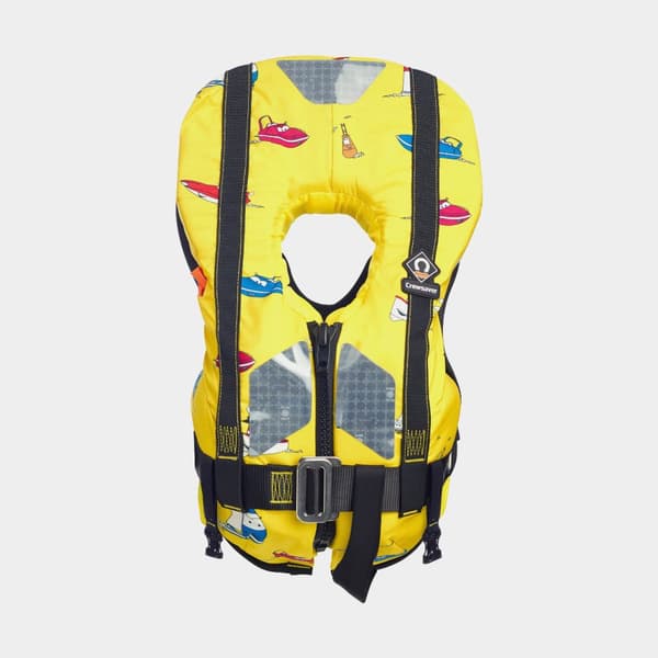 Räddningsväst för barn &amp; bebis Crewsaver Supersafe 150N, gul Flytväststorlek: 15 - 30 kg
