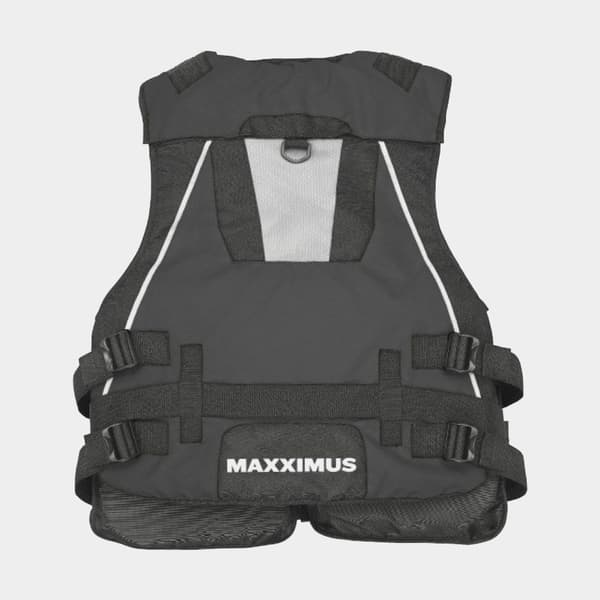 Uppblåsbar flytväst Fladen Fishing Maxximus Hybrid 185N, manuell, svart + kolsyrepatron 33 gram Flytväststorlek: One-Size (40+ kg)