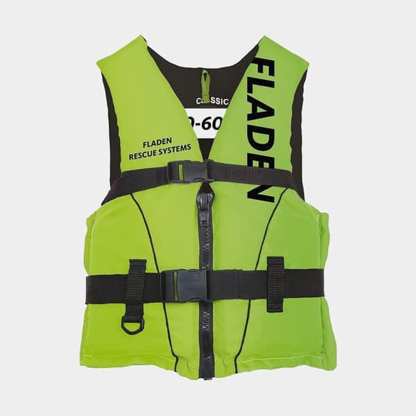 Seglarväst Fladen Fishing Classic II 50N, grön Flytväststorlek: Large (70 - 90 kg)