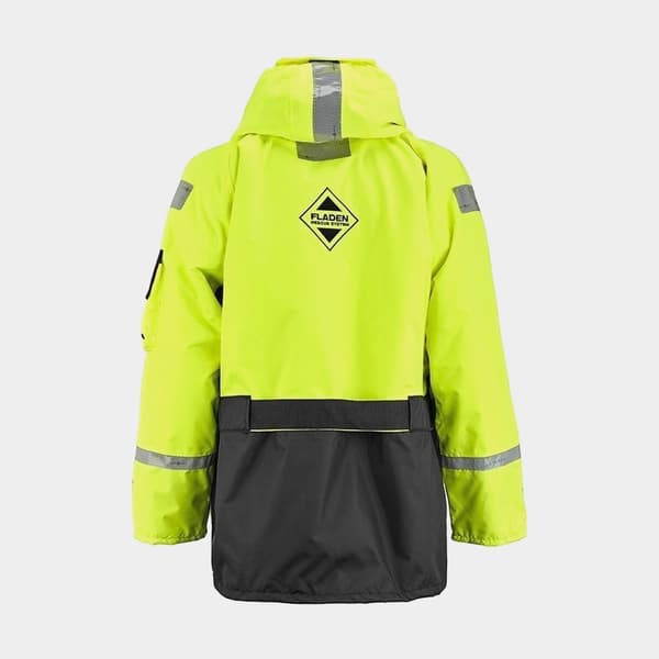 Flytjacka Fladen Fishing 846XY 50N, gul/svart Flytväststorlek: XX-Large (90 - 110 kg)