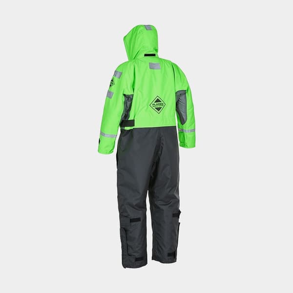 Flytoverall Fladen Fishing 848XG 50N Gecko Grön Flytväststorlek: Medium (70 - 90 kg)