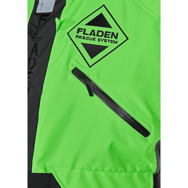Flytoverall Fladen Fishing 848XG 50N Gecko Grön Flytväststorlek: X-Large (90 - 110 kg)