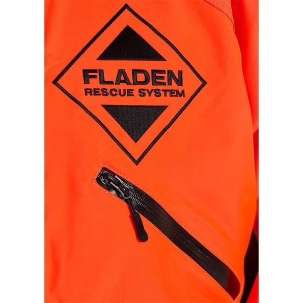 Flytoverall Fladen Fishing 848XR 50N, orange/svart Flytväststorlek: Medium (70 - 90 kg)