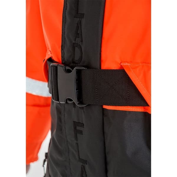 Flytoverall Fladen Fishing 848XR 50N, orange/svart Flytväststorlek: Small (50 - 70 kg)