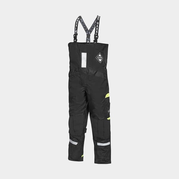 Flytbyxa Fladen Fishing Flotation Bib Pant 865MX Maxximus 50N, svart Flytväststorlek: XX-Large (90 - 110 kg)