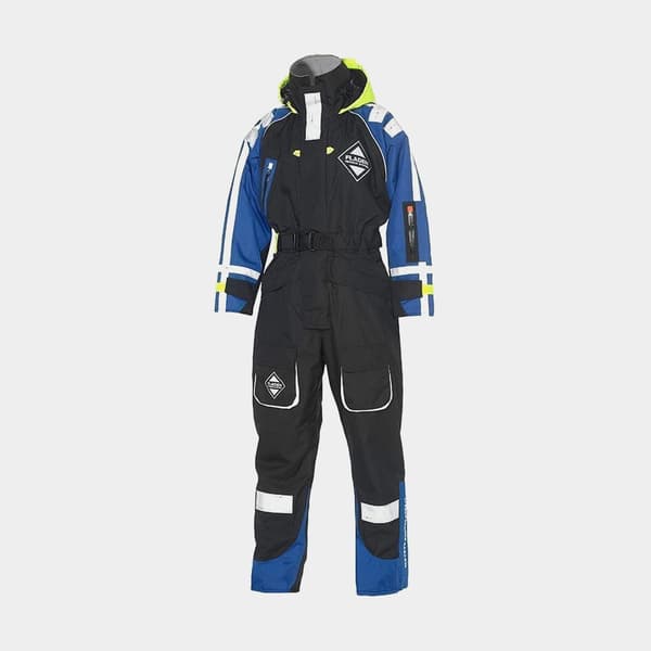 Flytoverall Fladen Fishing 892OS MX Offshore 50N, blå/svart Flytväststorlek: Small (50 - 70 kg)