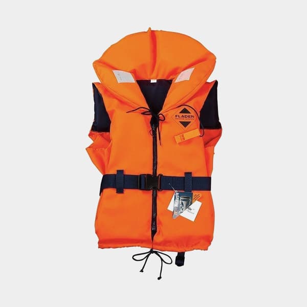 Räddningsväst för barn Fladen Fishing 830 100N, orange Flytväststorlek: 10 - 20 kg