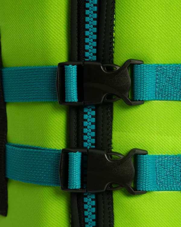 Seglarväst för barn JOBE Neoprene Vest Kids 50N Lime Green Flytväststorlek: 164 (50 - 80 kg)