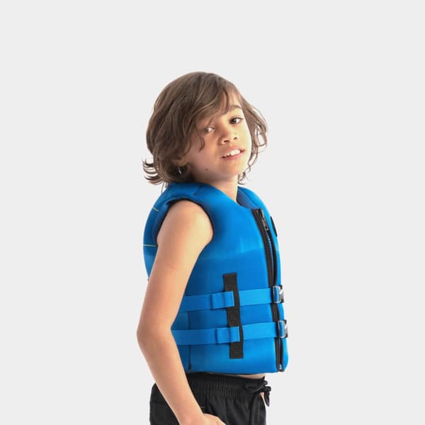 Seglarväst för barn JOBE Neoprene Vest Kids 50N Blue Flytväststorlek: 140 (25 - 50 kg)