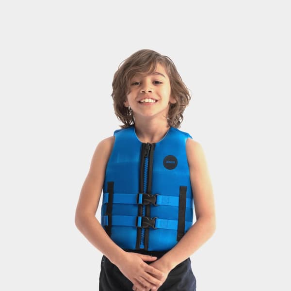 Seglarväst för barn JOBE Neoprene Vest Kids 50N Blue Flytväststorlek: 152 (30 - 60 kg)