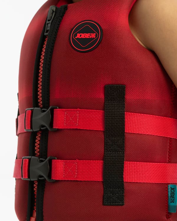 Seglarväst för barn JOBE Neoprene Vest Kids 50N Red Flytväststorlek: 176 (50 - 80 kg)