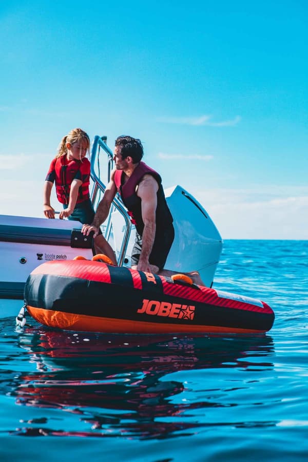 Seglarväst för barn JOBE Neoprene Vest Kids 50N Red Flytväststorlek: 176 (50 - 80 kg)