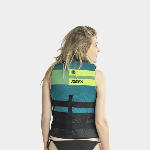Vattensportväst JOBE 4 Buckle Vest 50N Teal Flytväststorlek: X-Large (85 - 95 kg)