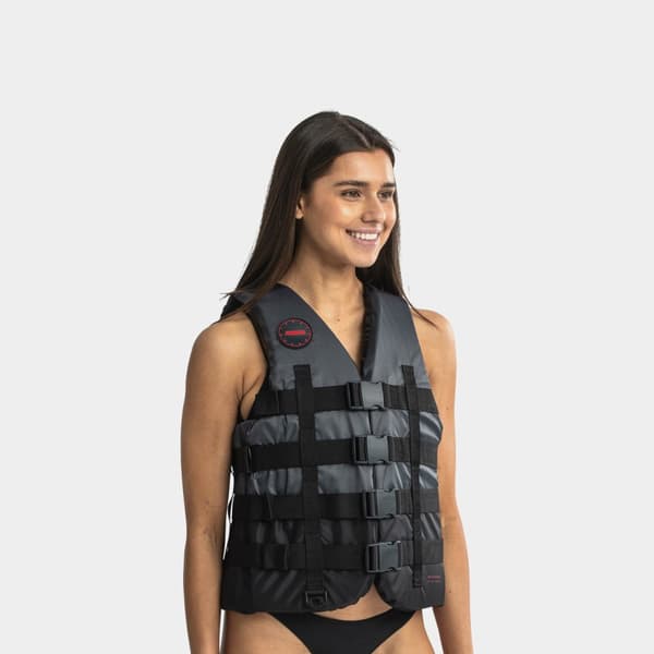 Vattensportväst JOBE 4 Buckle Vest 50N Slight Black Flytväststorlek: XXX-Large (105 - 115 kg)