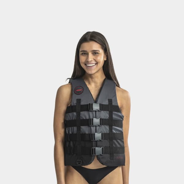 Vattensportväst JOBE 4 Buckle Vest 50N Slight Black Flytväststorlek: XXX-Large (105 - 115 kg)