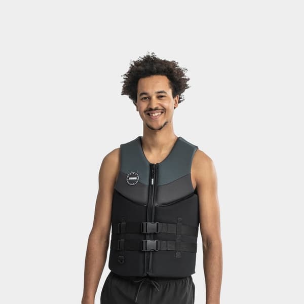 Vattensportväst JOBE Neoprene Vest Men 50N Graphite Grey Flytväststorlek: Large (75 - 85 kg)