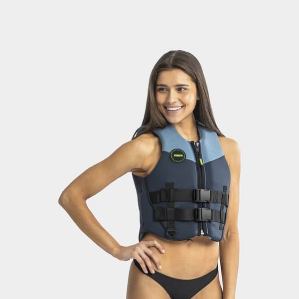 Vattensportväst JOBE Neoprene Vest Women 50N Midnight Blue Flytväststorlek: Large (72 - 80 kg)
