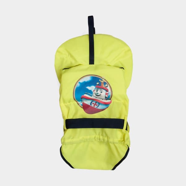 Räddningsväst för barn Regatta Soft Elias 100N Lemon Elias Print Flytväststorlek: 15 - 30 kg
