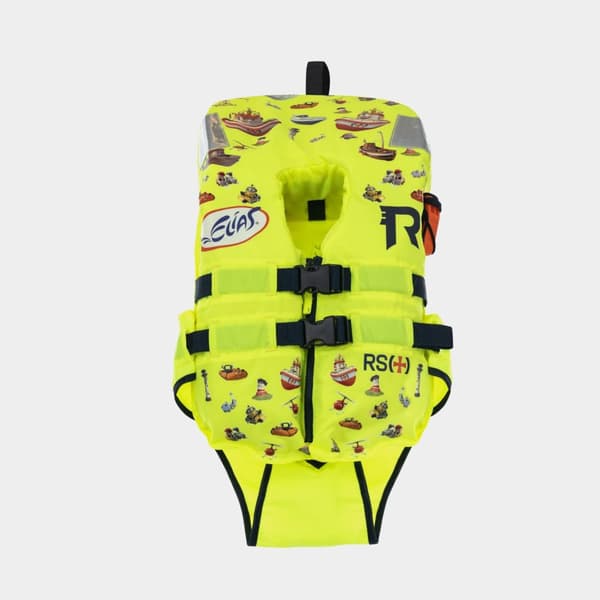 Räddningsväst för barn &amp; bebis Regatta Soft Elias 100N Lemon Elias Print Flytväststorlek: &lt; 5 kg