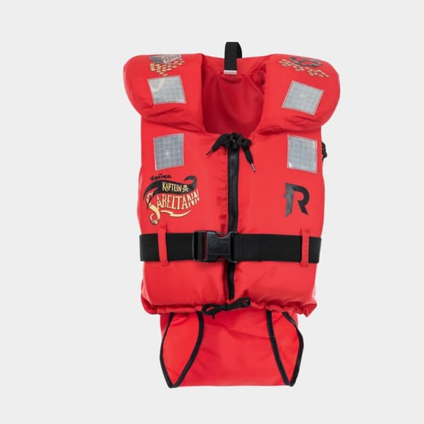 Räddningsväst för barn &amp; bebis Regatta Soft Kaptein Sabeltann 100N Red Sabeltann Flytväststorlek: 15 - 30 kg
