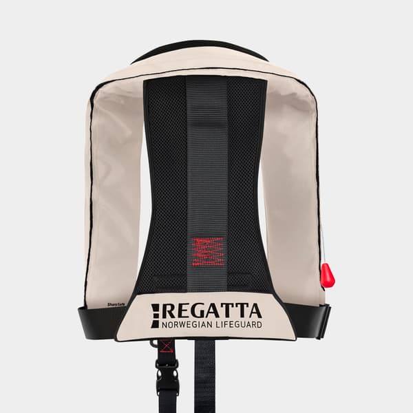 Uppblåsbar flytväst Regatta Sharpsafe 170N Beige, automatisk, One-Size (40+ kg) + kolsyrepatron 33 gram Flytväststorlek: 40+ kg