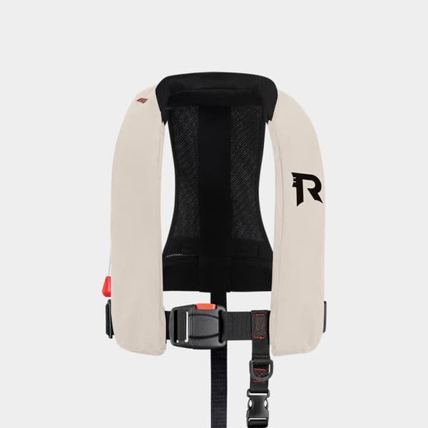 Uppblåsbar flytväst Regatta Sharpsafe 170N Beige, automatisk, One-Size (40+ kg) + kolsyrepatron 33 gram Flytväststorlek: 40+ kg