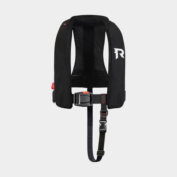 Uppblåsbar flytväst Regatta Sharpsafe 170N Black, automatisk, One-Size (40+ kg) + kolsyrepatron 33 gram Flytväststorlek: 40+ kg