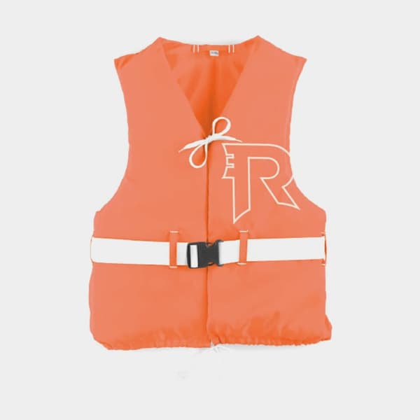 Seglarväst för barn Regatta Pop 50N Coral Orange Flytväststorlek: 30 - 50 kg