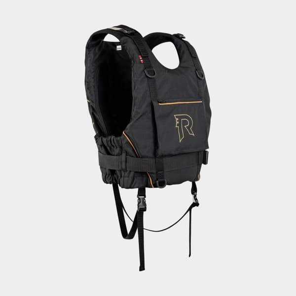 Paddelväst för barn Regatta Action Explorer Gold 50N Black Flytväststorlek: 30 - 50 kg