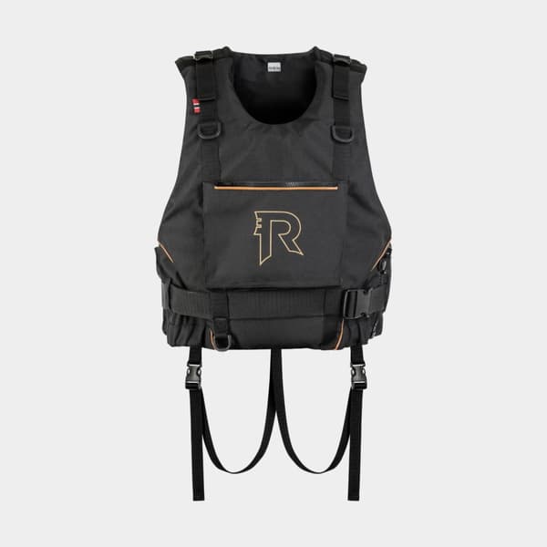 Paddelväst för barn Regatta Action Explorer Gold 50N Black Flytväststorlek: 30 - 50 kg