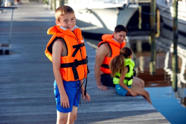 Räddningsväst för barn &amp; bebis JOBE Comfort Boating Vest 100N Orange Flytväststorlek: XXX-Small/XX-Small (10 - 15 kg)