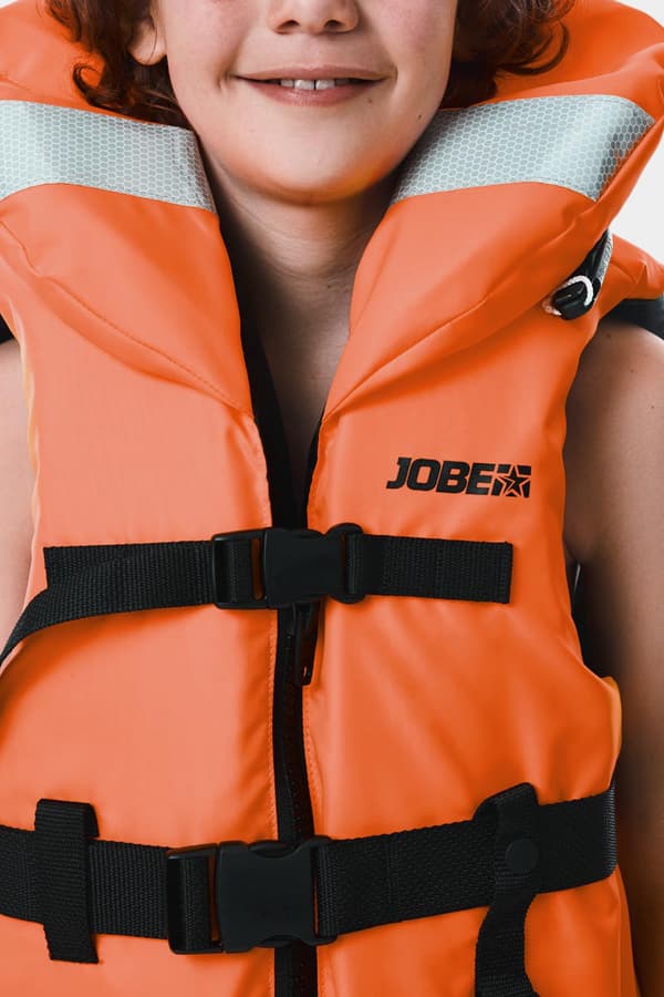 Räddningsväst för barn &amp; bebis JOBE Comfort Boating Vest 100N Orange Flytväststorlek: Medium/Large (20 - 30 kg)