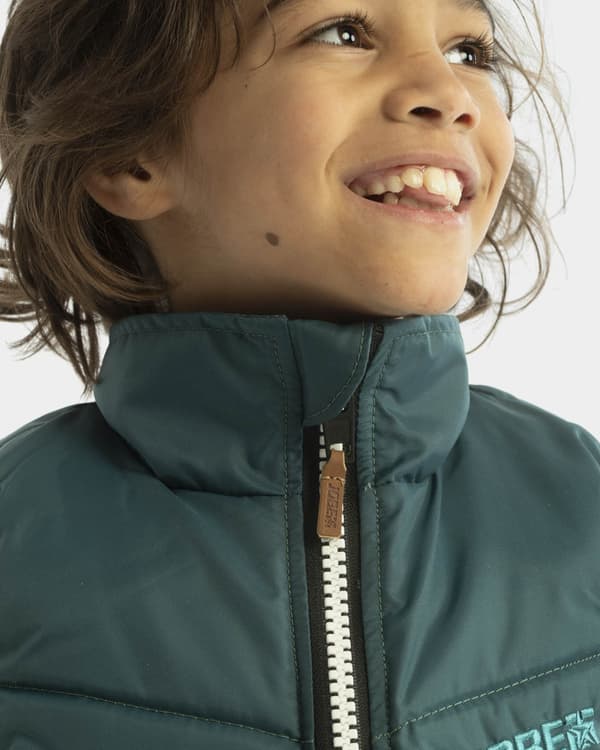 Flytväst-väst för barn JOBE Bodywarmer Youth 50N Dark Teal Flytväststorlek: 6 år (15 - 25 kg)