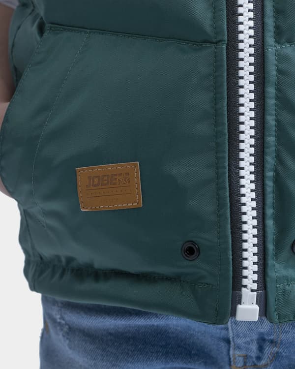 Flytväst-väst för barn JOBE Bodywarmer Youth 50N Dark Teal Flytväststorlek: 6 år (15 - 25 kg)