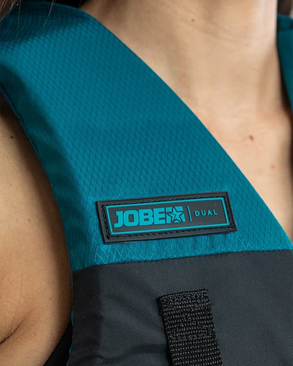 Vattensportväst JOBE Dual Vest 50N Faded Teal Flytväststorlek: Small/Medium (40 - 60 kg)