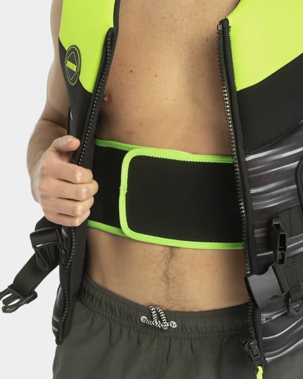Vattensportväst JOBE Segmented Jet Vest Men 50N Lime Green Flytväststorlek: XX-Large+ (95 - 105 kg)