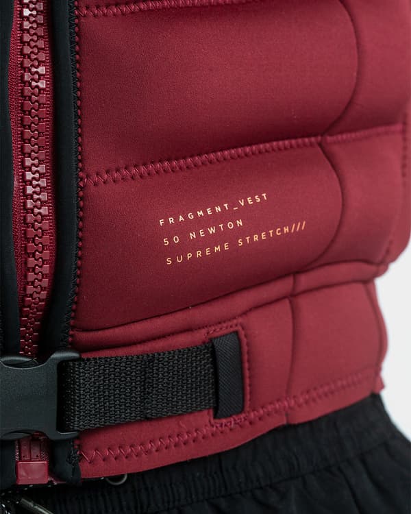 Vattensportväst JOBE Fragment Vest Men 50N Burgundy Red Flytväststorlek: Small (54 - 62 kg)