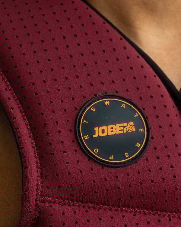 Vattensportväst JOBE Fragment Vest Men 50N Burgundy Red Flytväststorlek: Medium (62 - 70 kg)