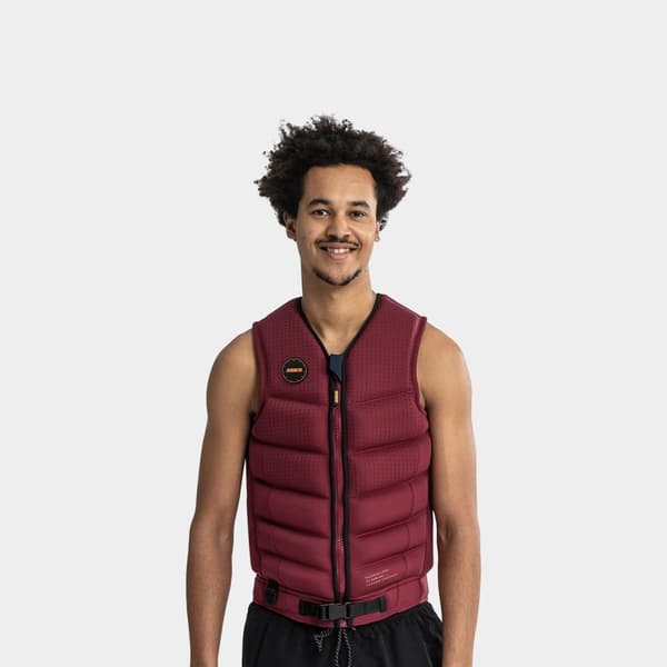 Vattensportväst JOBE Fragment Vest Men 50N Burgundy Red Flytväststorlek: X-Large+ (85 - 95 kg)