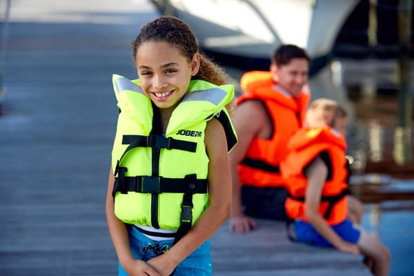 Räddningsväst för barn JOBE Comfort Boating Vest Youth 100N Yellow Flytväststorlek: XXX-Small/XX-Small (10 - 15 kg)